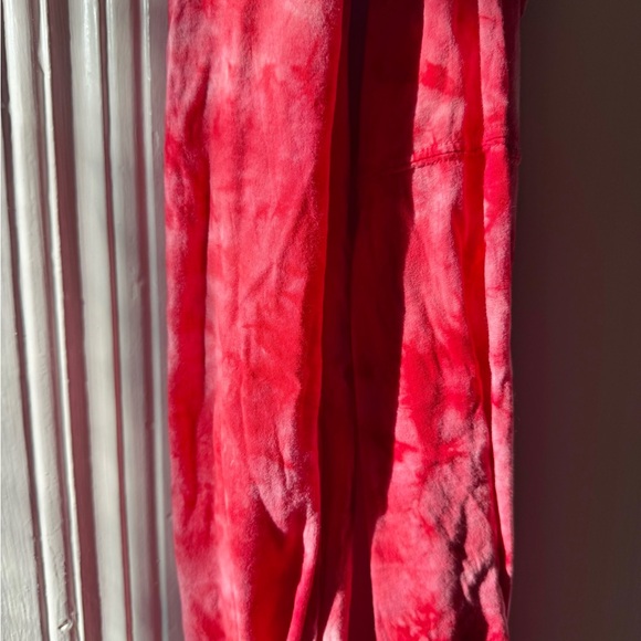 Free People Coral Pink Tie-Dye Scarf - Picture 3 of 3